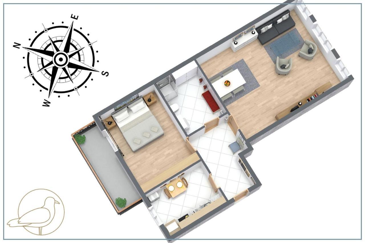 Blaue Welle 08 Apartment Heringsdorf  Luaran gambar